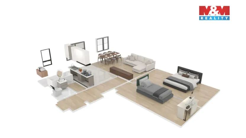 Prodej bytu 3+1, Srby, 72 m2