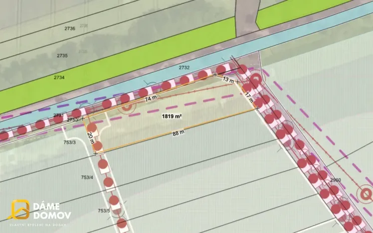 Prodej pozemku pro bydlení, Tlumačov, 1819 m2