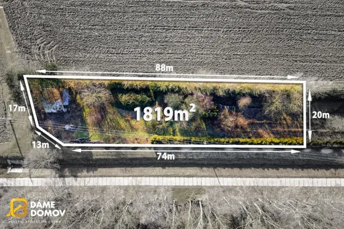 Prodej pozemku pro bydlení, Tlumačov, 1819 m2