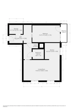 Pronájem bytu 2+1, Praha - Kobylisy, Paláskova, 55 m2
