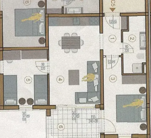 Prodej bytu 3+kk, Ližnjan, Chorvatsko, 60 m2