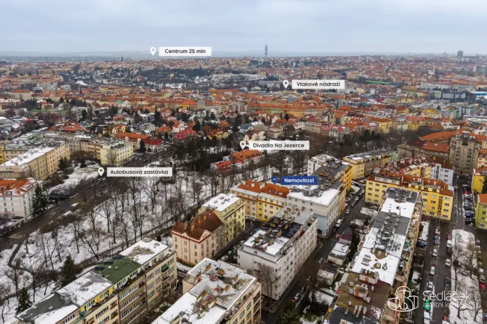 Prodej atypického bytu, Praha - Nusle, U Jezerky, 39 m2