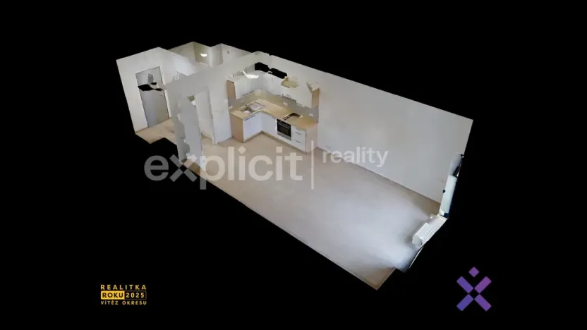 Pronájem bytu 1+kk, Zlín, Křiby, 33 m2