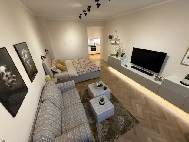 Pronájem bytu 1+kk, Praha - Vinohrady, Šrobárova, 36 m2