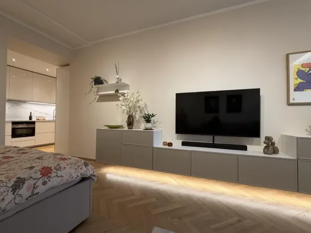 Pronájem bytu 1+kk, Praha - Vinohrady, Šrobárova, 36 m2