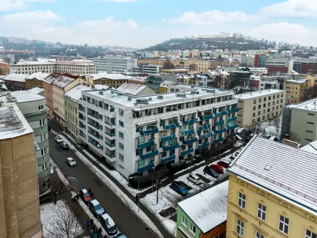 Prodej garážového stání, Brno - Staré Brno, Křídlovická, 14 m2