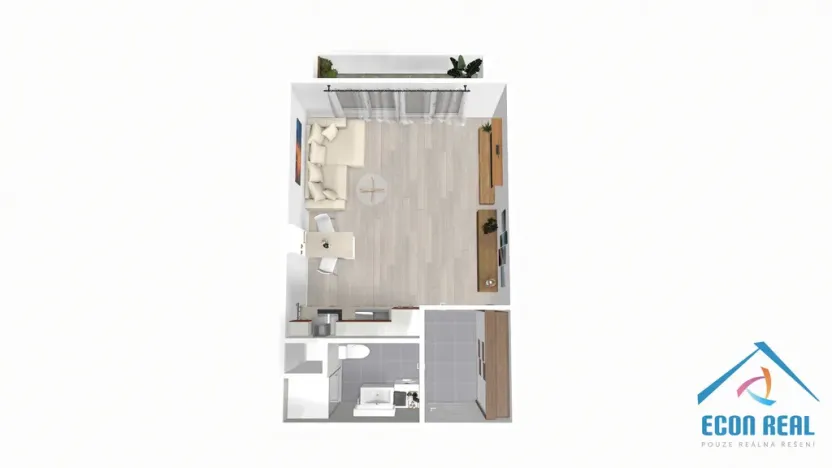 Prodej bytu 1+kk, Praha - Stodůlky, Sluneční náměstí, 30 m2