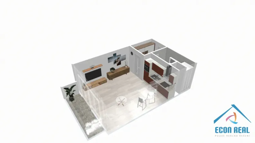 Prodej bytu 1+kk, Praha - Stodůlky, Sluneční náměstí, 30 m2