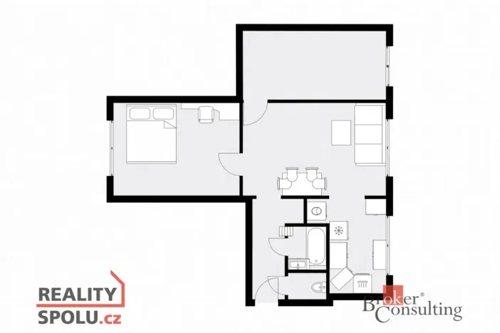 Prodej bytu 3+1, Praha - Strašnice, Černokostelecká, 64 m2
