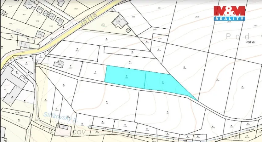 Prodej louky, Klučov, 3935 m2