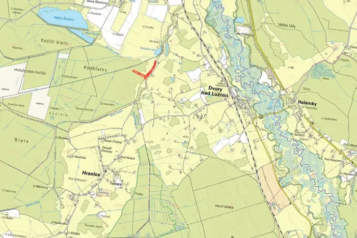 Prodej louky, Suchdol nad Lužnicí, 17380 m2