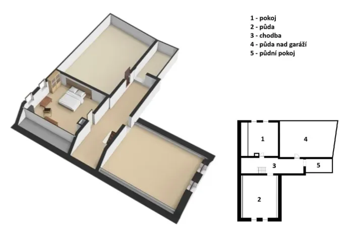 Prodej chalupy, Dolní Kalná - Slemeno, 245 m2