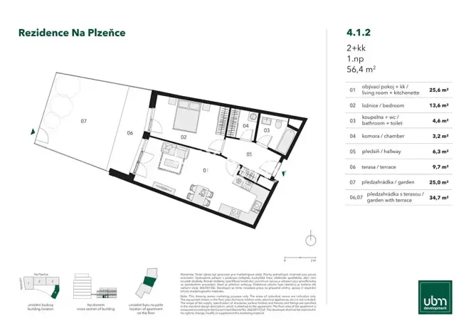 Prodej bytu 2+kk, Praha - Smíchov, Nádražní, 56 m2