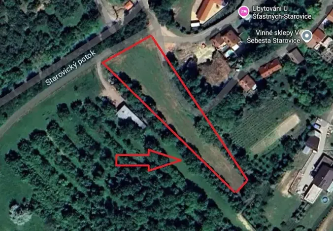 Prodej komerčního pozemku, Starovice, 3239 m2