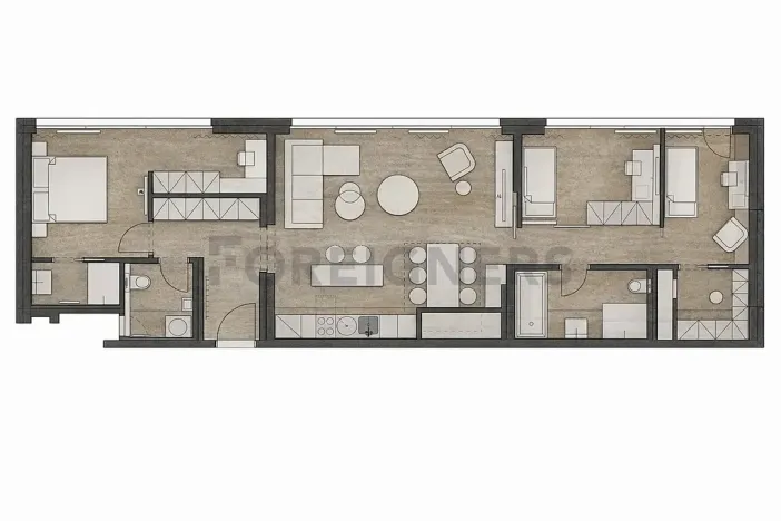 Pronájem bytu 4+kk, Brno, Lidická, 95 m2
