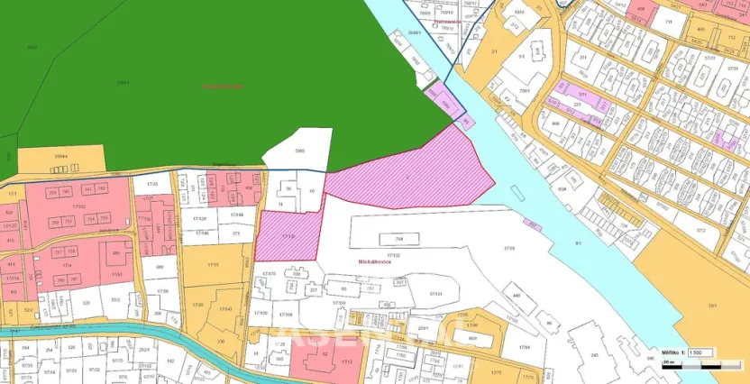 Prodej pozemku, Ostrava - Michálkovice, Tvrdého, 11902 m2