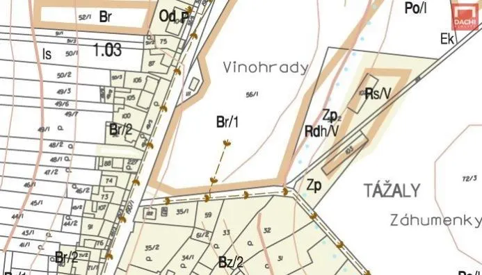 Prodej pozemku pro bydlení, Kožušany-Tážaly - Tážaly, 571 m2