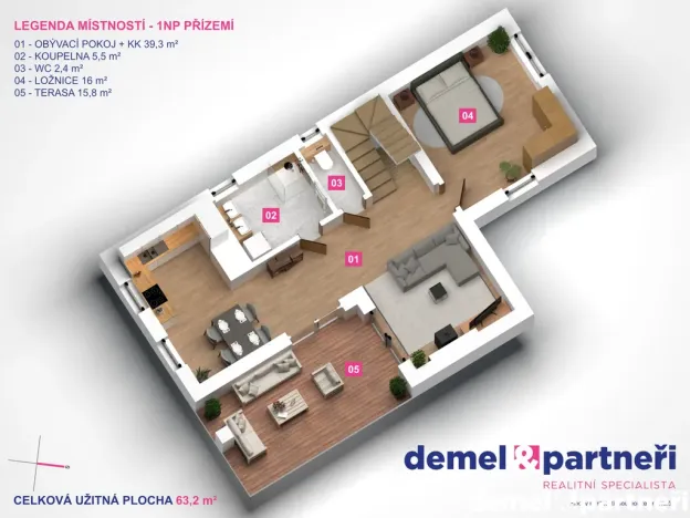 Prodej rodinného domu, Moravec, 160 m2