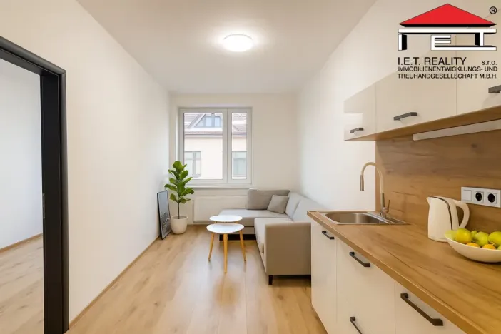 Pronájem bytu 2+kk, Brno, Slevačská, 31 m2