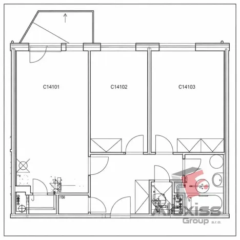Pronájem bytu 3+kk, Praha - Letňany, Bechlínská, 74 m2