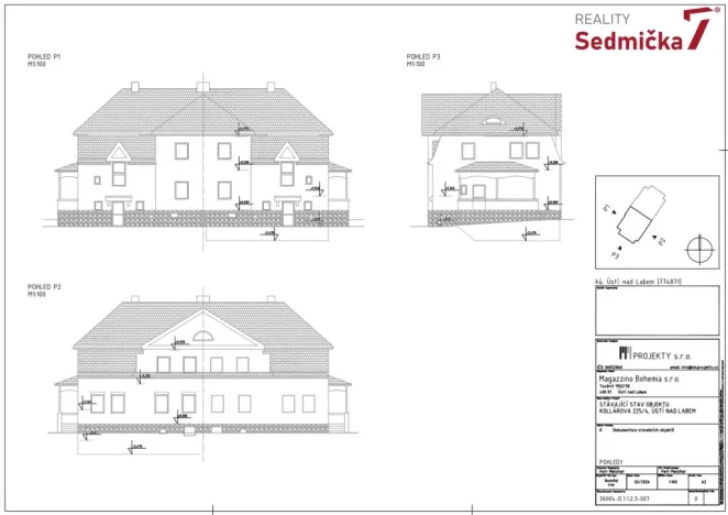 Prodej rodinného domu, Ústí nad Labem, Kollárova, 320 m2