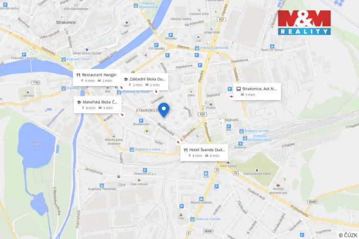 Pronájem bytu 3+kk, Strakonice - Strakonice II, Stavbařů, 82 m2