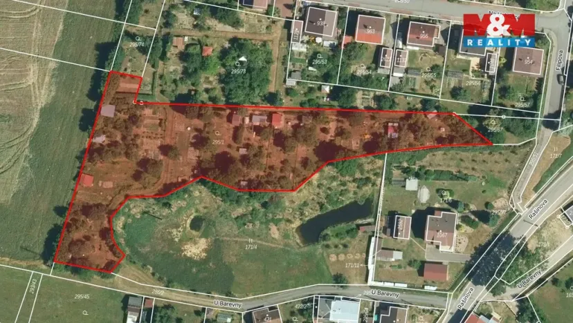 Prodej zahrady, Přibyslav, U Barevny, 5947 m2