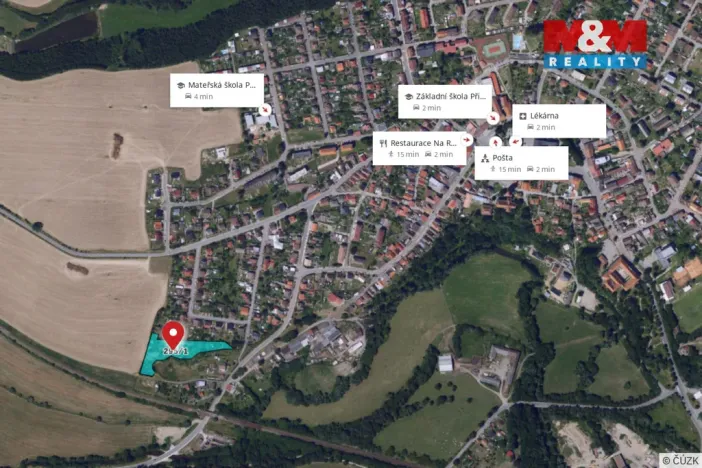 Prodej zahrady, Přibyslav, U Barevny, 5947 m2