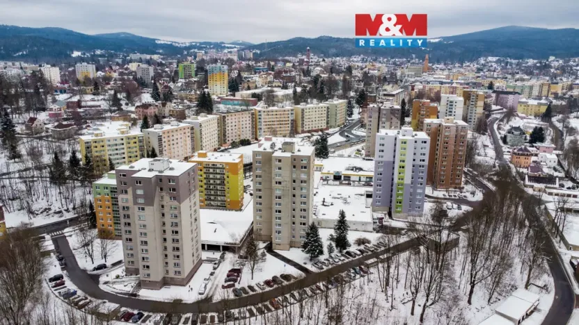 Prodej bytu 3+1, Jablonec nad Nisou, Na Vršku, 59 m2