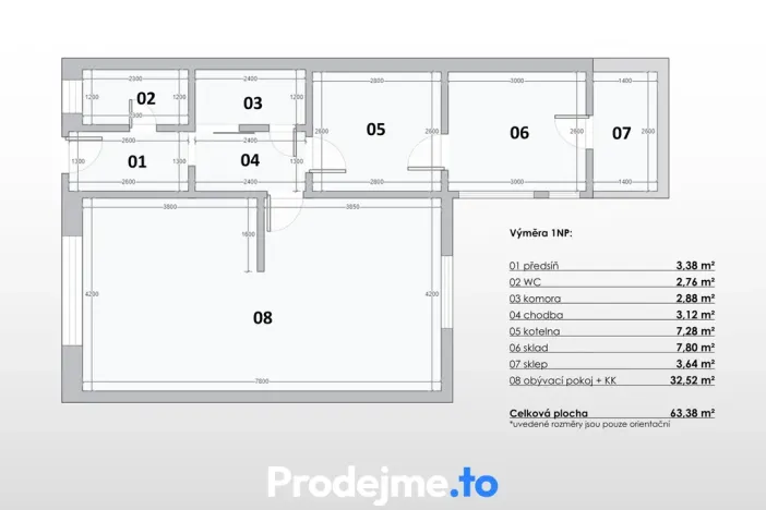 Prodej rodinného domu, Hevlín, 113 m2