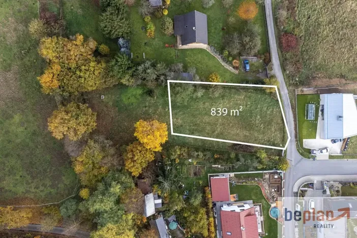 Prodej pozemku pro bydlení, Mirošovice, Na Vrchách, 839 m2