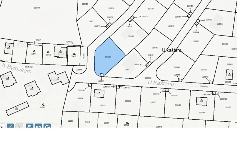 Prodej pozemku pro bydlení, Hudlice, U Kaštanu, 814 m2