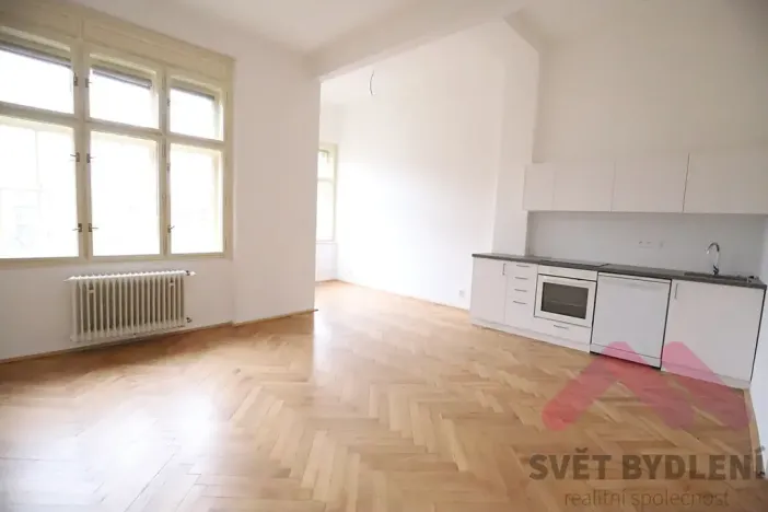 Pronájem bytu 3+kk, Praha - Vinohrady, Na Šafránce, 97 m2