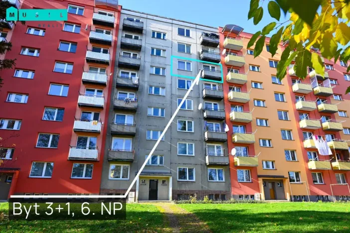 Pronájem bytu 3+1, Šumperk, Evaldova, 75 m2