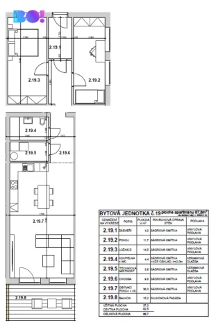 Pronájem bytu 3+kk, Soběšovice, 87 m2