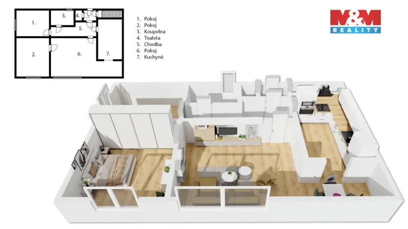 Prodej rodinného domu, Kostelec nad Orlicí, Sadová, 110 m2