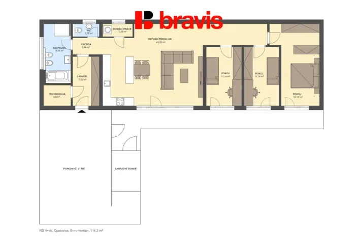 Prodej rodinného domu, Vyškov - Opatovice, 114 m2