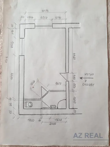 Pronájem bytu 1+kk, Liberec - Liberec XV-Starý Harcov, Vlčí vrch, 30 m2