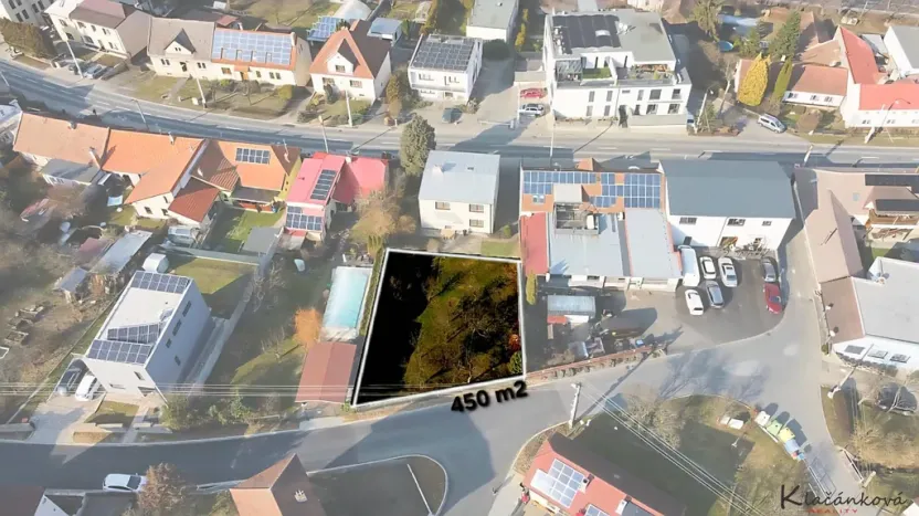 Prodej pozemku pro bydlení, Zlín - Příluky, Pančava, 450 m2