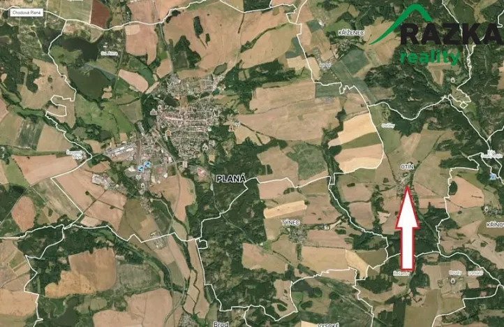 Prodej pozemku, Planá, 570 m2