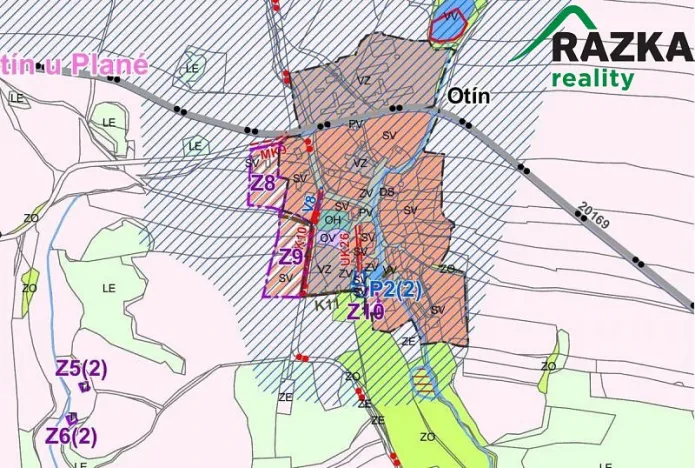 Prodej pozemku, Planá, 570 m2