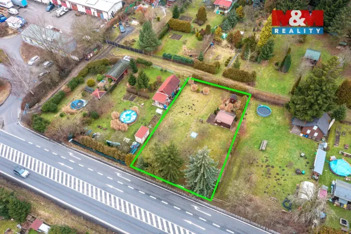 Prodej zahrady, Děčín, Kamenická, 698 m2