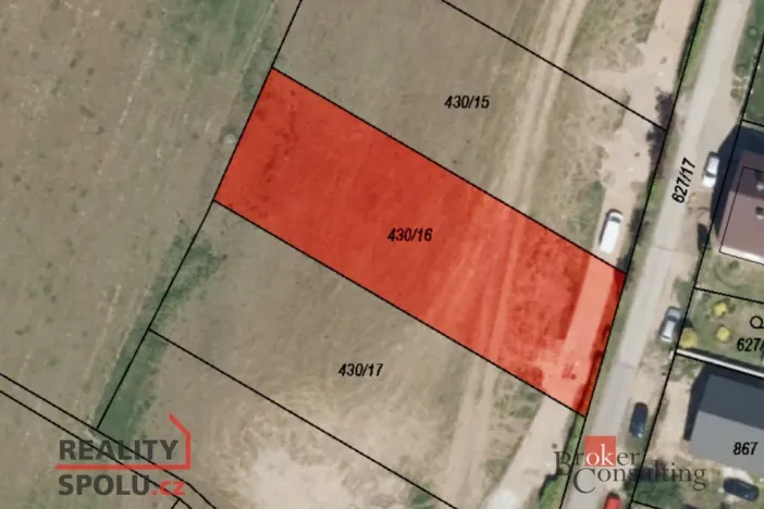 Prodej pozemku pro bydlení, Semín, 1029 m2