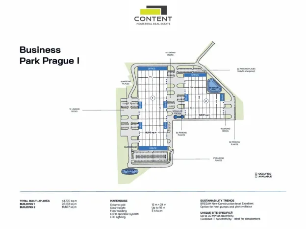 Pronájem skladu, Praha - Dolní Měcholupy, Kutnohorská, 16637 m2