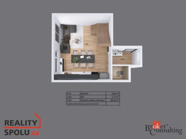 Pronájem bytu 3+kk, Praha - Letňany, Kuželova, 92 m2