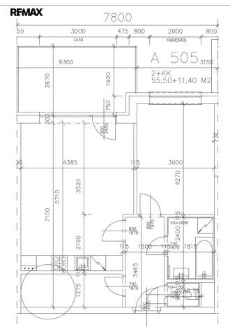 Pronájem bytu 2+kk, Olomouc - Slavonín, Topolová, 55 m2