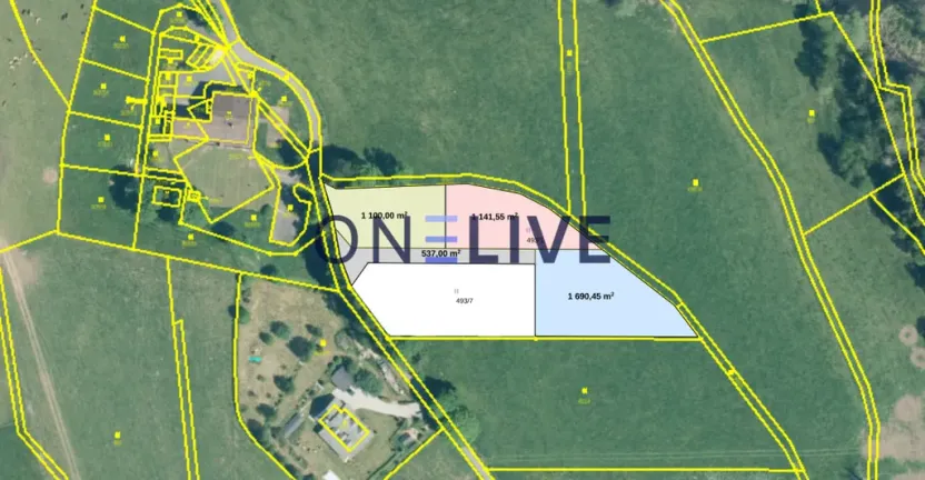 Prodej louky, Železná Ruda - Špičák, 2832 m2