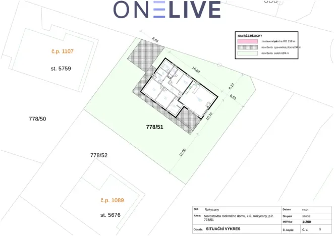 Prodej domu na klíč, Rokycany, 126 m2