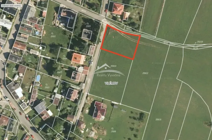 Prodej pozemku pro bydlení, Humpolec - Vilémov, 1026 m2