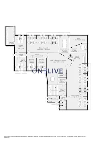 Pronájem kanceláře, Plzeň, náměstí T. G. Masaryka, 365 m2